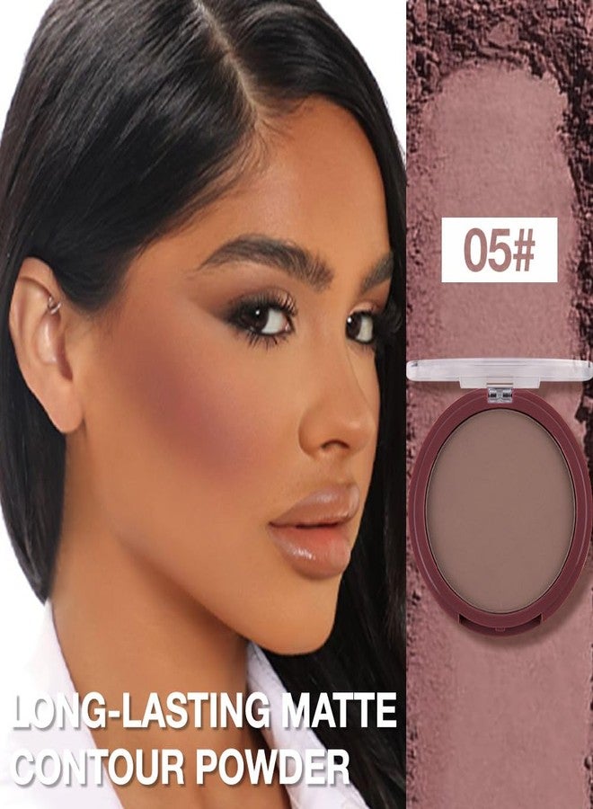 Hxssll Powder Foundation - 5 Shades of Light to Deep Brown - Color Correcting & Contour-Friendly - Buildable Coverage, Demi-Matte Finish, Vegan, Talc-Free, Long-Lasting for Medium to Dark Skin 05# - Image 3