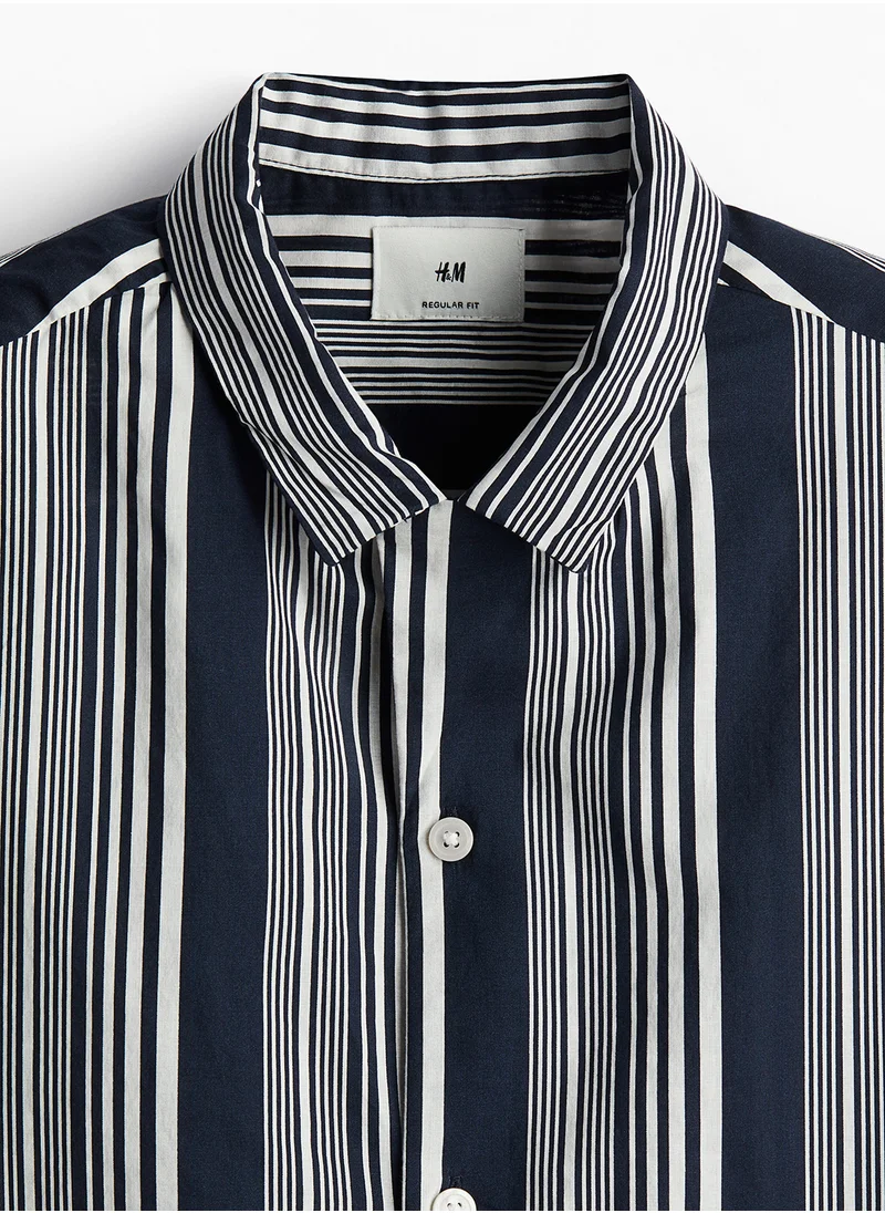 H&M Regular Fit Printed Resort Shirt