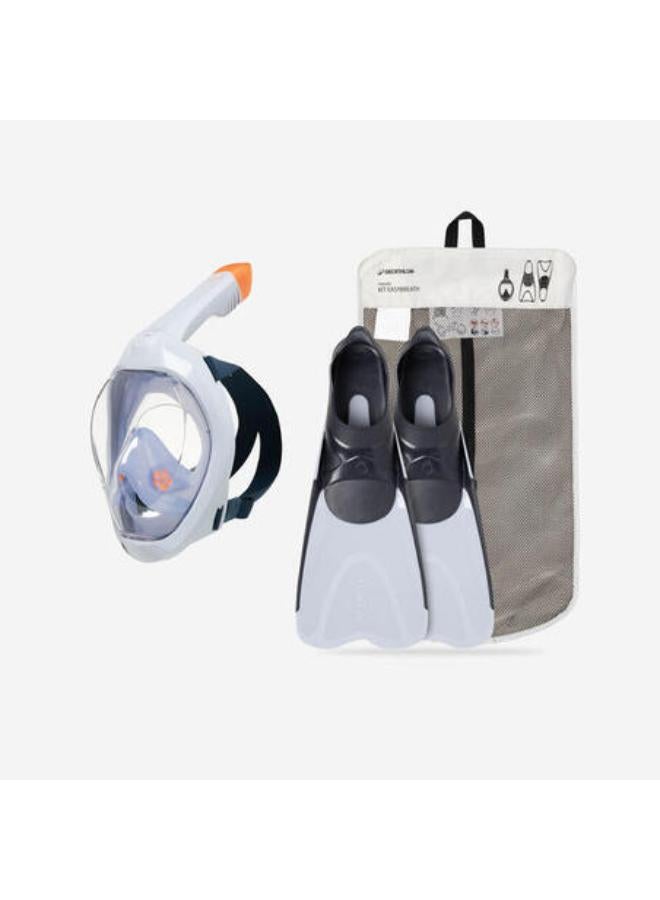 سوبيا قناع / مجموعة الغطس والزعانف للكبار - مجموعة EASYBREATH - Image 1