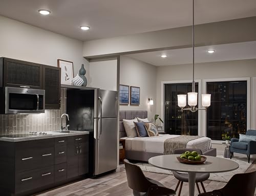 Kichler Gen I LED Downlight in White, 7.5" Ceiling Flush Mount Interior Dimmable Light, 3000K, (7.5" x 1.5"), 43846WHLED30 - Image 5