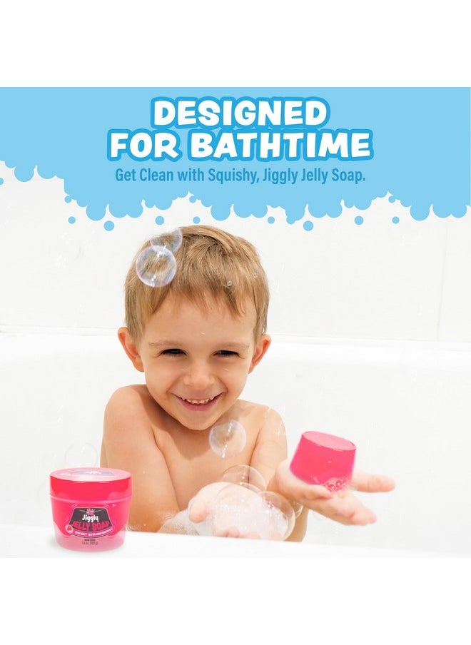 Tub Works - ® Jiggly Jelly Soap Kids Soap Bath Toy, 6 Pack | Wobbly, Squishy & Fun Kids Bath Soap | Fresh, Fruity Scents | Nontoxic | Bath & Shower Jellies For Kids | Sensory Fun Kids & Toddler Bath Toys - Image 1
