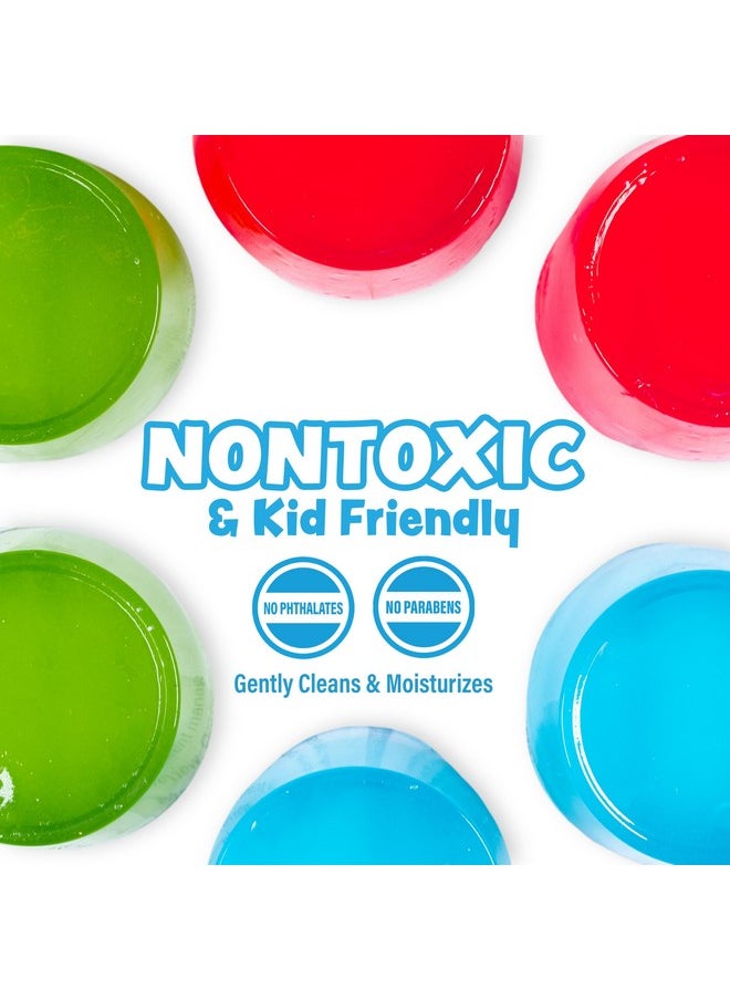 Tub Works - ® Jiggly Jelly Soap Kids Soap Bath Toy, 6 Pack | Wobbly, Squishy & Fun Kids Bath Soap | Fresh, Fruity Scents | Nontoxic | Bath & Shower Jellies For Kids | Sensory Fun Kids & Toddler Bath Toys - Image 1