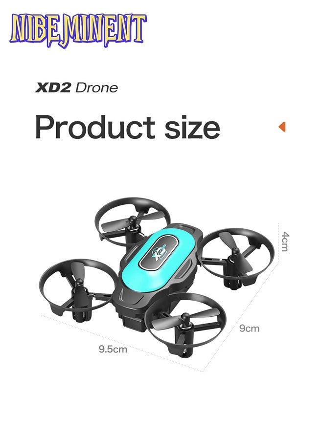 NIBEMINENT RC Drone with 360° Rotation, Strong Power Motor, USB Rechargeable, Pocket-Sized, Intelligent Vertical Suspension, Multi-Speed Control, One-Key Takeoff and Landing, Suitable for Beginners, a Cool and Interesting Toy - Image 2