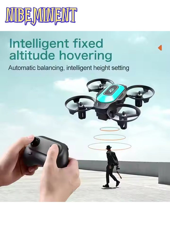 NIBEMINENT RC Drone with 360° Rotation, Strong Power Motor, USB Rechargeable, Pocket-Sized, Intelligent Vertical Suspension, Multi-Speed Control, One-Key Takeoff and Landing, Suitable for Beginners, a Cool and Interesting Toy - Image 3
