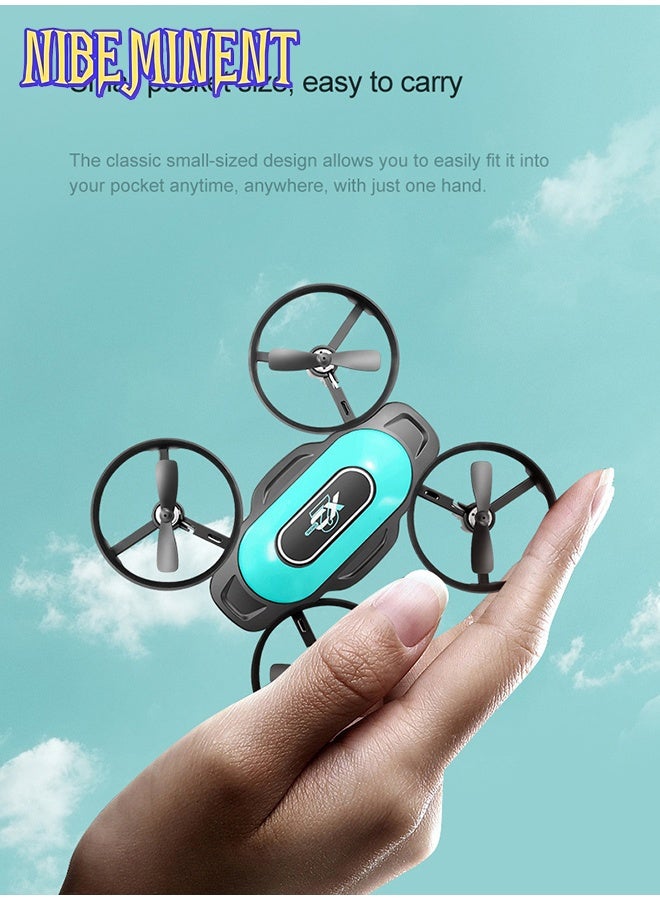 NIBEMINENT RC Drone with 360° Rotation, Strong Power Motor, USB Rechargeable, Pocket-Sized, Intelligent Vertical Suspension, Multi-Speed Control, One-Key Takeoff and Landing, Suitable for Beginners, a Cool and Interesting Toy - Image 4