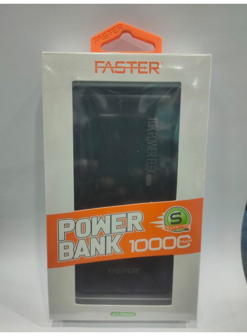فاستر بنك الطاقة Faster J11 Classic بسعة 10000 مللي أمبير - Image 1