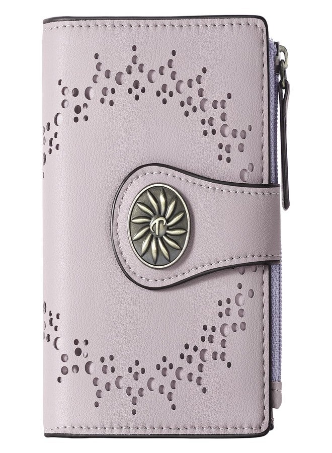 Tipmile Small Wallet for Women Bifold RFID Blocking Card Holder Leather Wallets with Zipper Coin Pocket - Image 1
