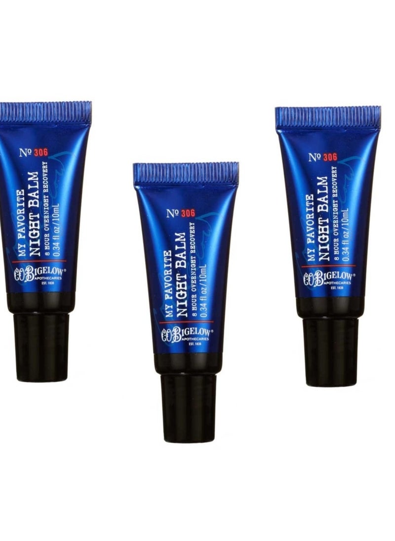 C. O. Bigelow Lot of 3 C.O. Bigelow My Favorite Night Balm No 306 .34 oz 