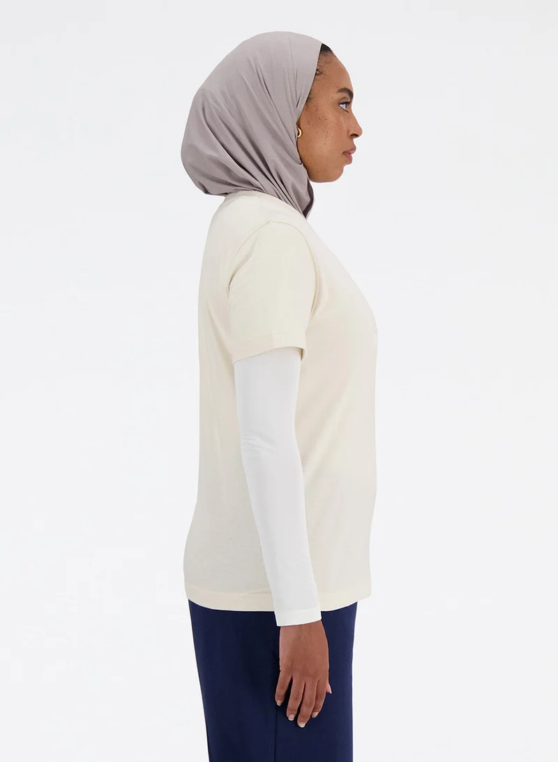New Balance  Stacked Logo T-Shirt for Women | Best Price UAE