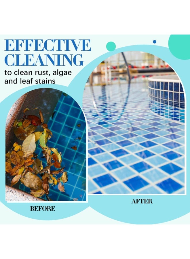 SYOSI Pool Cleaning Mitts, 2 Pairs Spa and Pool Scrubbing Gloves, Durable Reusable Cleaning Mitts for Swimming Pools Hot Tubs Spa Surfaces, Non-Scratch Soft Scrub Care for Easy Maintenance, Blue - Image 3