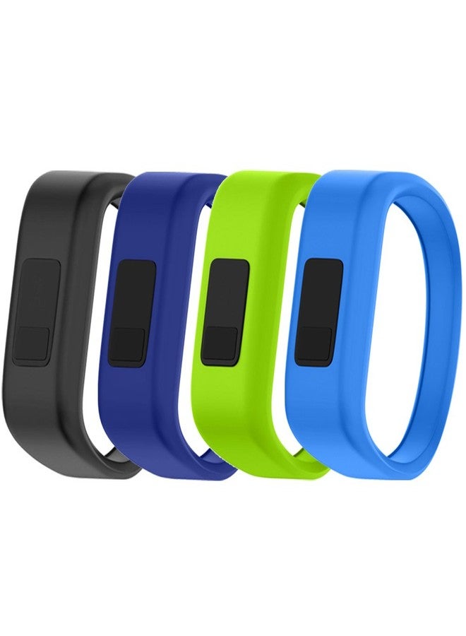 QGHXO سوار بديل من السيليكون الناعم لساعة Garmin Vivofit Jr/Vivofit Jr. 2، مناسب لتتبع النشاطات، متوفر بمقاسين صغير وكبير. - Image 1
