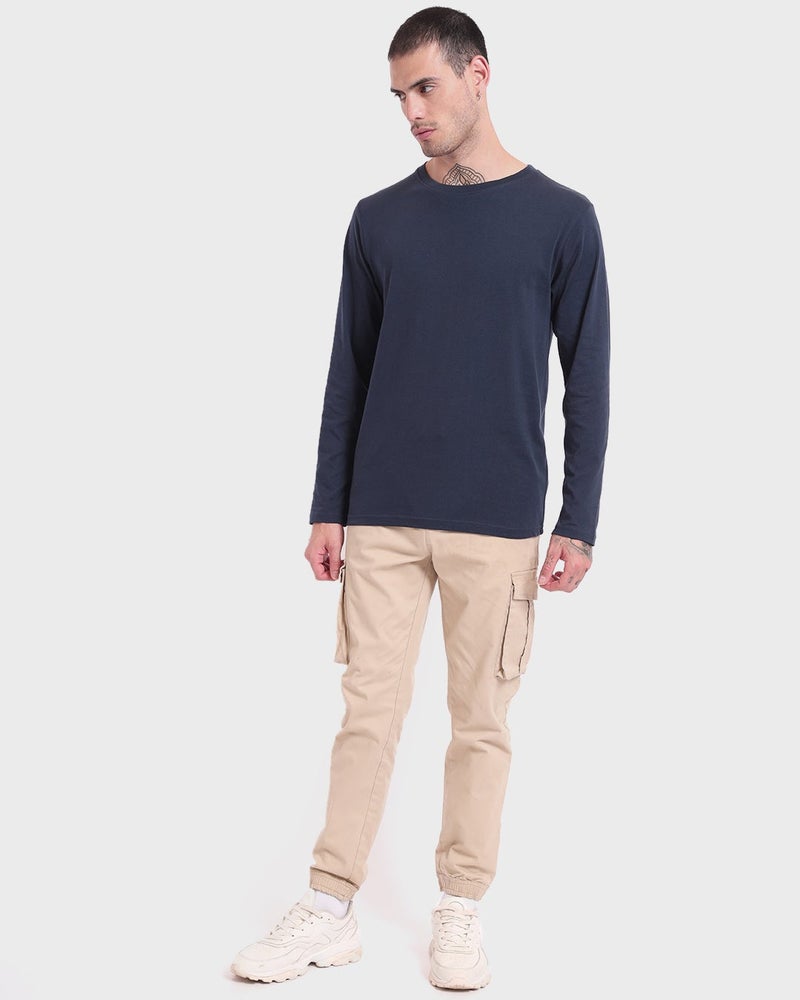 bewakoof Men's Blue T-shirt - Image 4