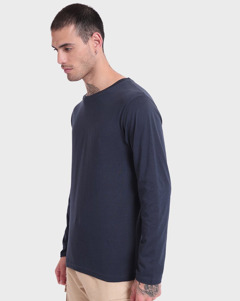 bewakoof Men's Blue T-shirt - Image 2