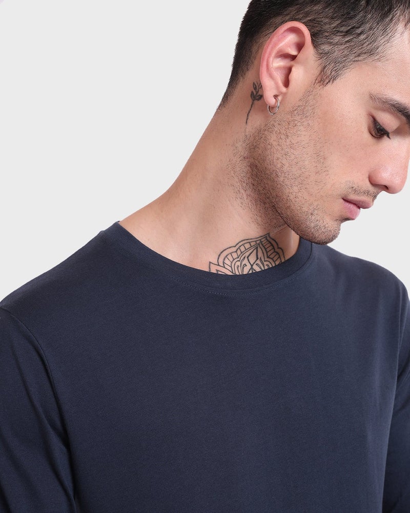 bewakoof Men's Blue T-shirt - Image 5