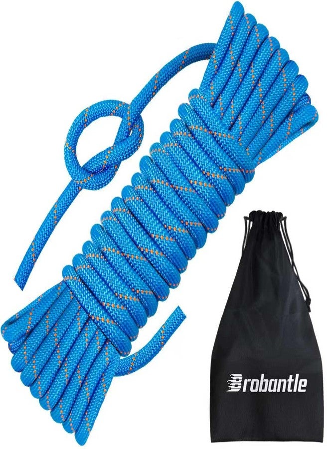 Brobantle 10.5mm Climbing Rope,32FT Static Rock Climbing Rope for Escape Rope Ice Climbing Equipment Fire Rescue Parachute - Image 1