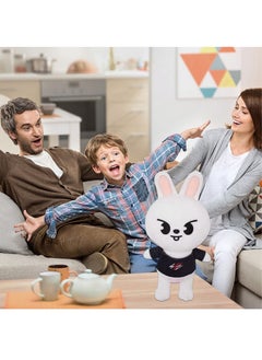 Excefore Plush Toy Stray Kids Stuffed Toy White Rabbit Stuffed Animals Toy, Soft Plush Doll for Kids Adults Boy Girls Soft Stray Plush Birthday Gifts for Kids  - Image 5