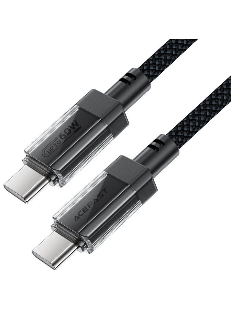 ACEFAST Charging Data Cable C12-03 USB-C to USB-C 60W - Image 1