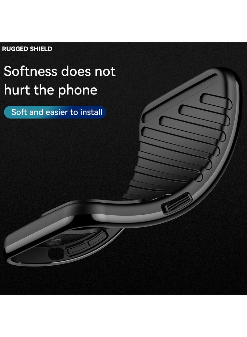 SanHu for Samsung Galaxy S23 Ultra Case Cover，Lens Slide Cover Design,Four Corner Anti Drop Airbag ,PC+TPU Environmentally Friendly Material,Black. - Image 4