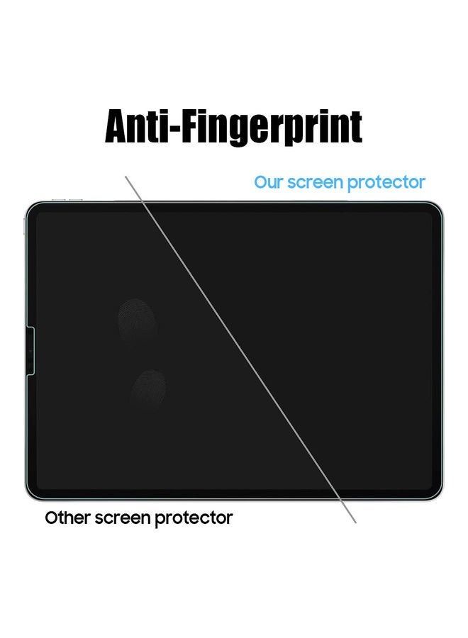 واقي شاشة من الزجاج المقوى متوافق مع iPad Pro مقاس 11 بوصة 2021/2020/2018 iPad Air4 شفاف - Image 4