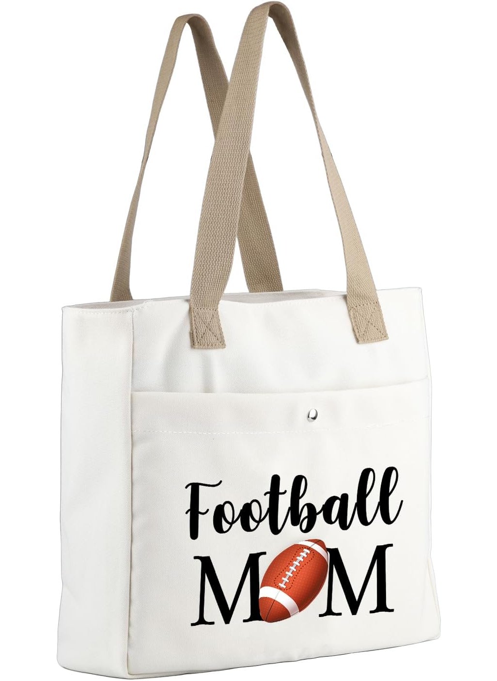 MBMSO MBMSO Football Mom Tote Bag  Gifts for Football Lovers and Team  Sports Gym Bags for Mom  - Image 1