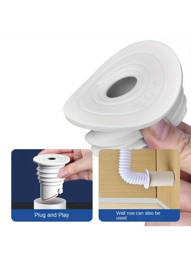 NIBEMINENT 1pc Kitchen Sink Drain Odor Preventer - Anti-Odor Seal for Vegetable Wash Basin & Bathroom Sink - Image 4