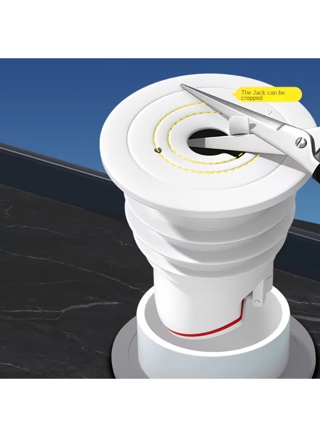 NIBEMINENT 1pc Kitchen Sink Drain Odor Preventer - Anti-Odor Seal for Vegetable Wash Basin & Bathroom Sink - Image 2