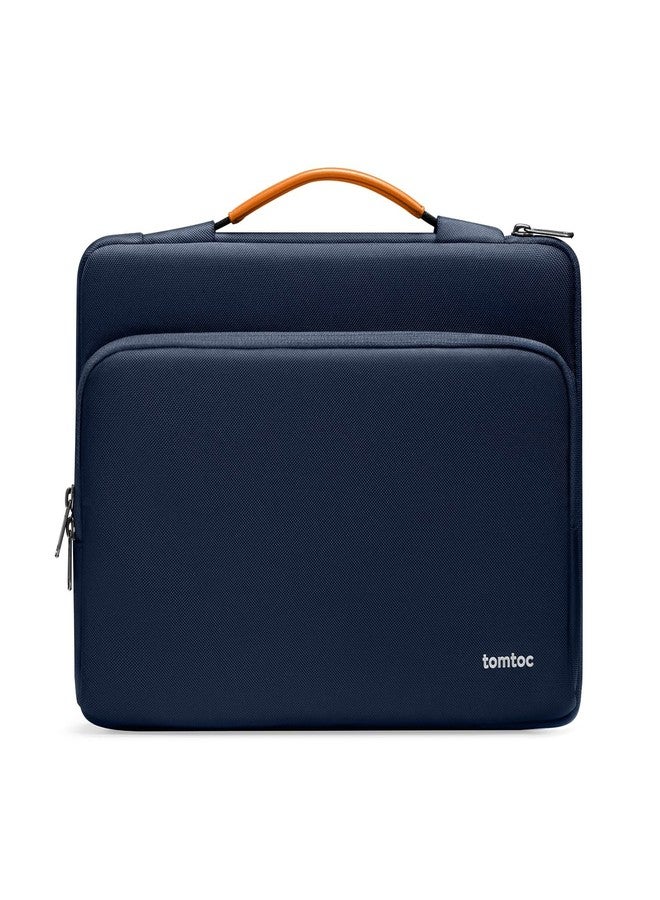 Tomtoc Defender-A14 Laptop Briefcase (14 Inch), Navy Blue - Image 1