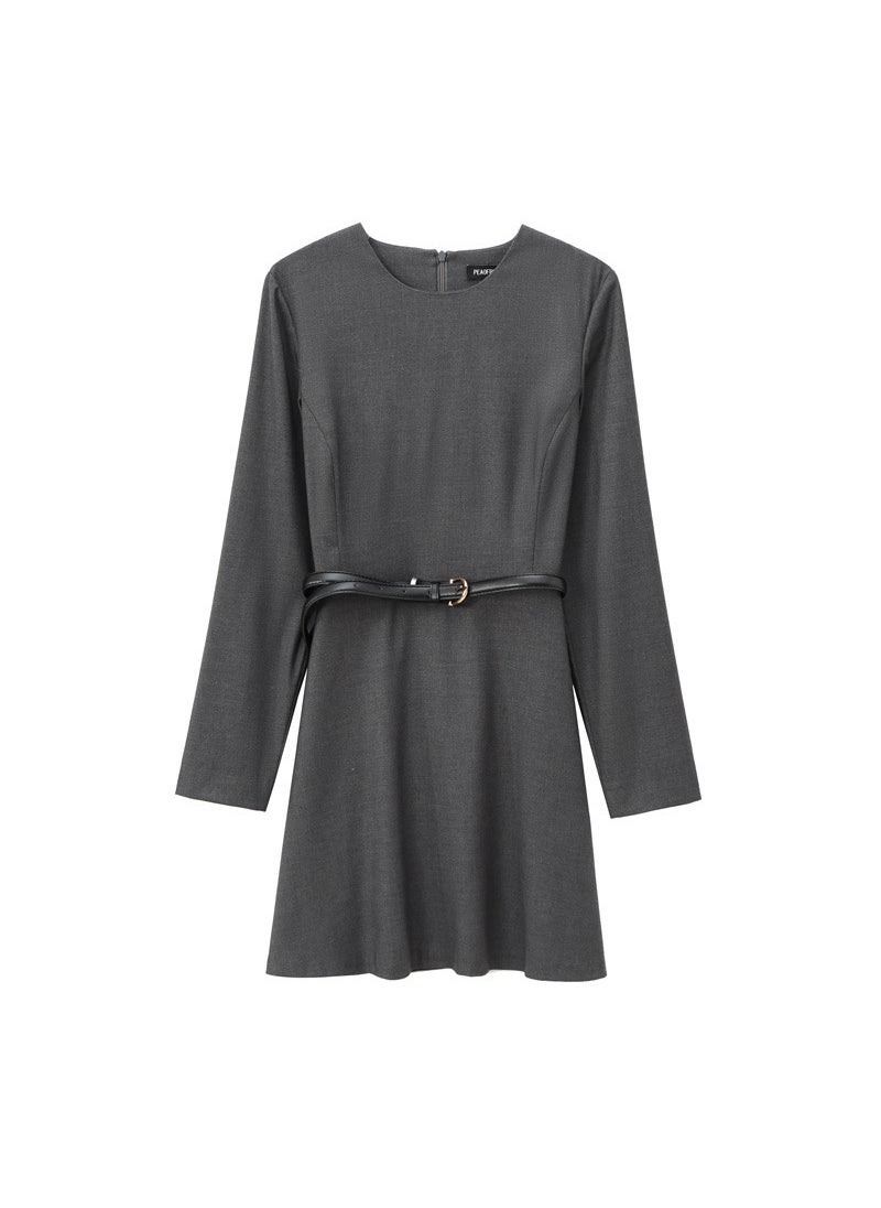 Generic - SAW Fast Selling Independent Store New Dress Elegant French Style Long Sleeve High End Niche Dress 3736263 Picture color - Image 1