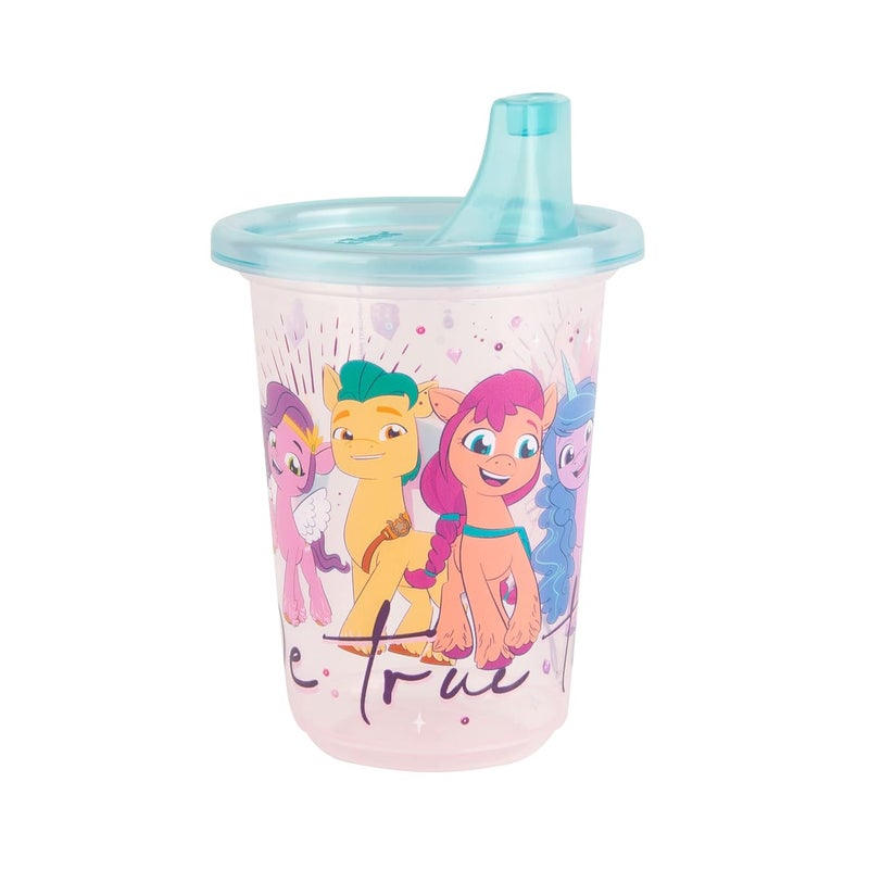 The First Years Take  Toss My Little Pony Sippy Cups  Reusable Toddlers Cups with Lids  Kids Party Pack with 2 Travel Caps  10 Oz  10 Count - Image 2