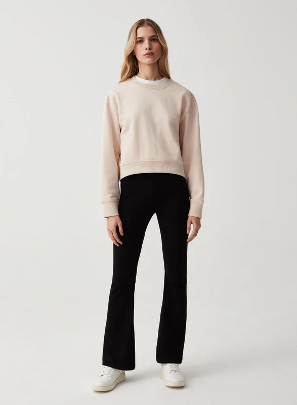 Ovs Flare-fit leggings in stretch cotton