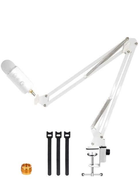 For Blue Yeti X Boom Arm, Heavy Duty Adjustable Blue Yeti Nano Microphone Stand with 3/8"to 5/8" Screw Adapter, Compatible with blue series Microphone(without Microphone)