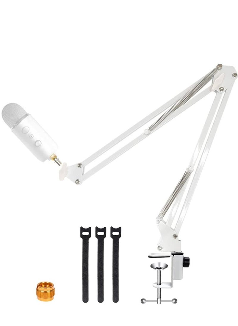 XiuWoo - For Blue Yeti X Boom Arm, Heavy Duty Adjustable Blue Yeti Nano Microphone Stand with 3/8"to 5/8" Screw Adapter, Compatible with blue series Microphone(without Microphone) - Image 1
