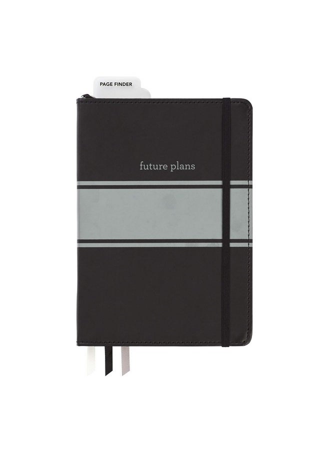 C.R. Gibson C.R. Gibson Black Leatherette Freestyle Organizer and Planner Dot Grid Notebook, 6'' W x 8.5'' L, 240 Pages 