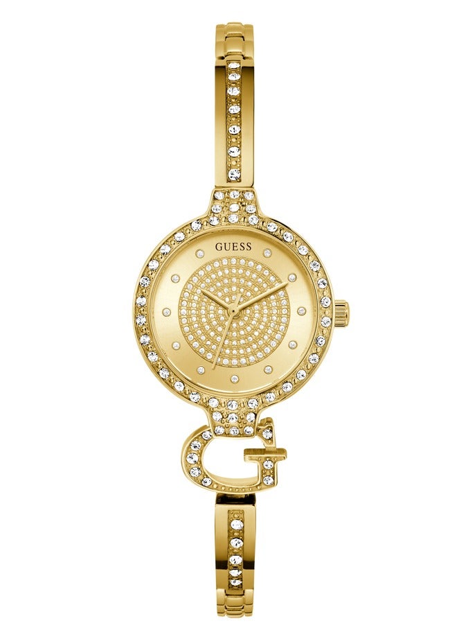 GUESS Ladies Giselle Gold Tone Analog Watch - Image 1