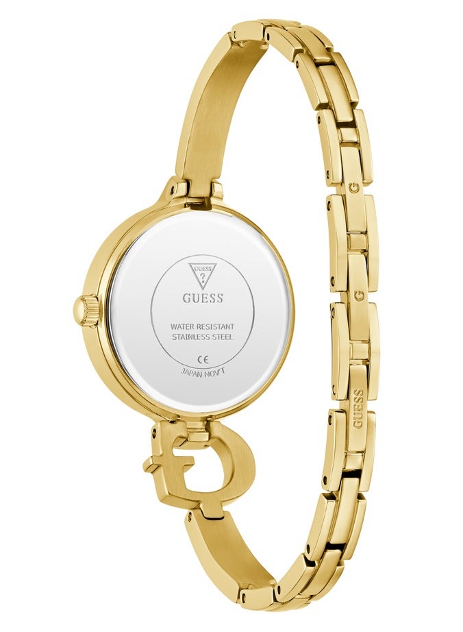 GUESS Ladies Giselle Gold Tone Analog Watch - Image 2