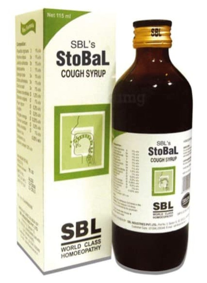 SBL's STOBAL Cough Syrup - 115 ML |Pack Of 1|