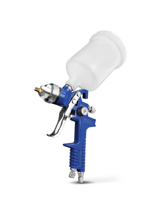 HVLP Spray Gun with 1.7mm Nozzles Needle Cap Automotive Air Paint Sprayer Gun Kit with 650cc Cup for Car Primer,Furniture Repair,Cake Decoration,Model Making,Wall Painting - Image 2