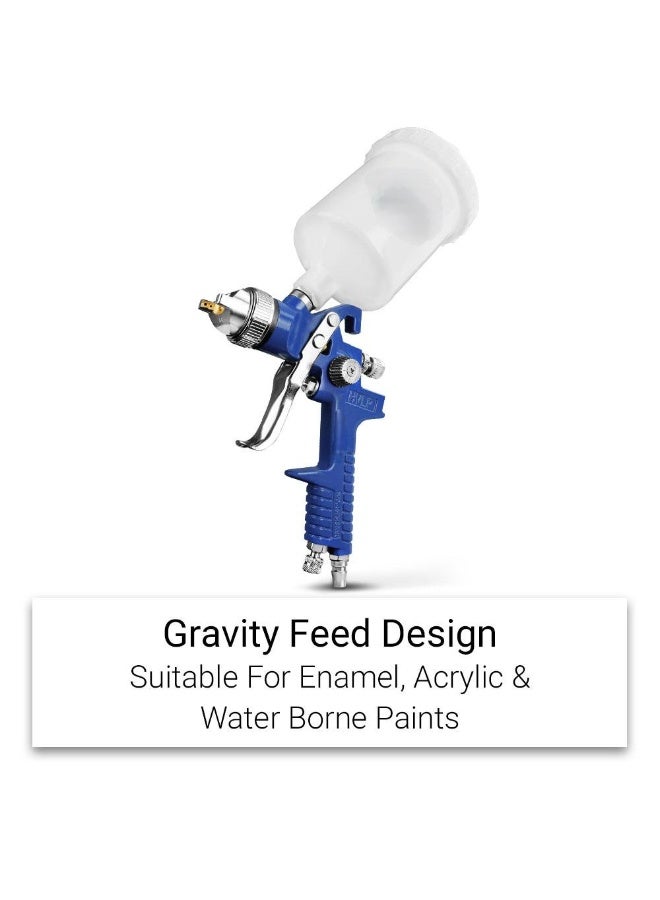 HVLP Spray Gun with 1.7mm Nozzles Needle Cap Automotive Air Paint Sprayer Gun Kit with 650cc Cup for Car Primer,Furniture Repair,Cake Decoration,Model Making,Wall Painting - Image 3