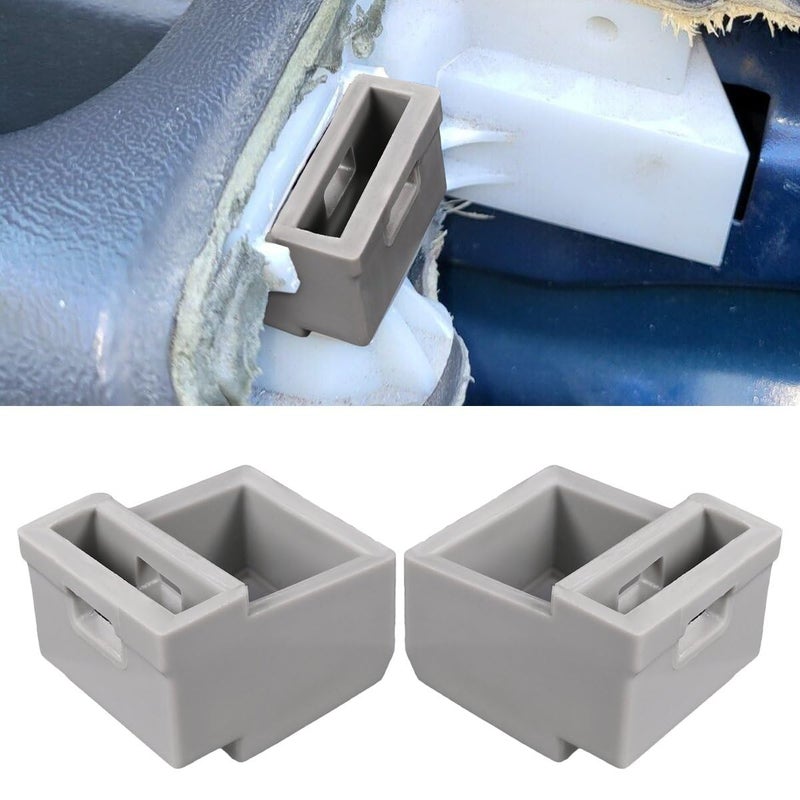 OICCTBF 2Pcs Car Door Arm Rest Switch Panel Clip Repair Kit Accessories for Chevrolet for Silverado for Tahoe for GMC for Sierra for Yukon 2003-2007,Snug fit, and Removable/Reusable (Gray) - Image 1
