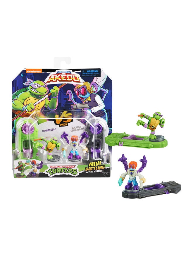 AKEDO Tmnt S1 Donatello Vs Baxter Stockman  - Image 1