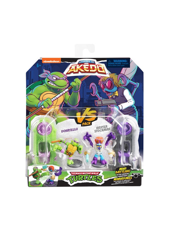 AKEDO Tmnt S1 Donatello Vs Baxter Stockman  - Image 3