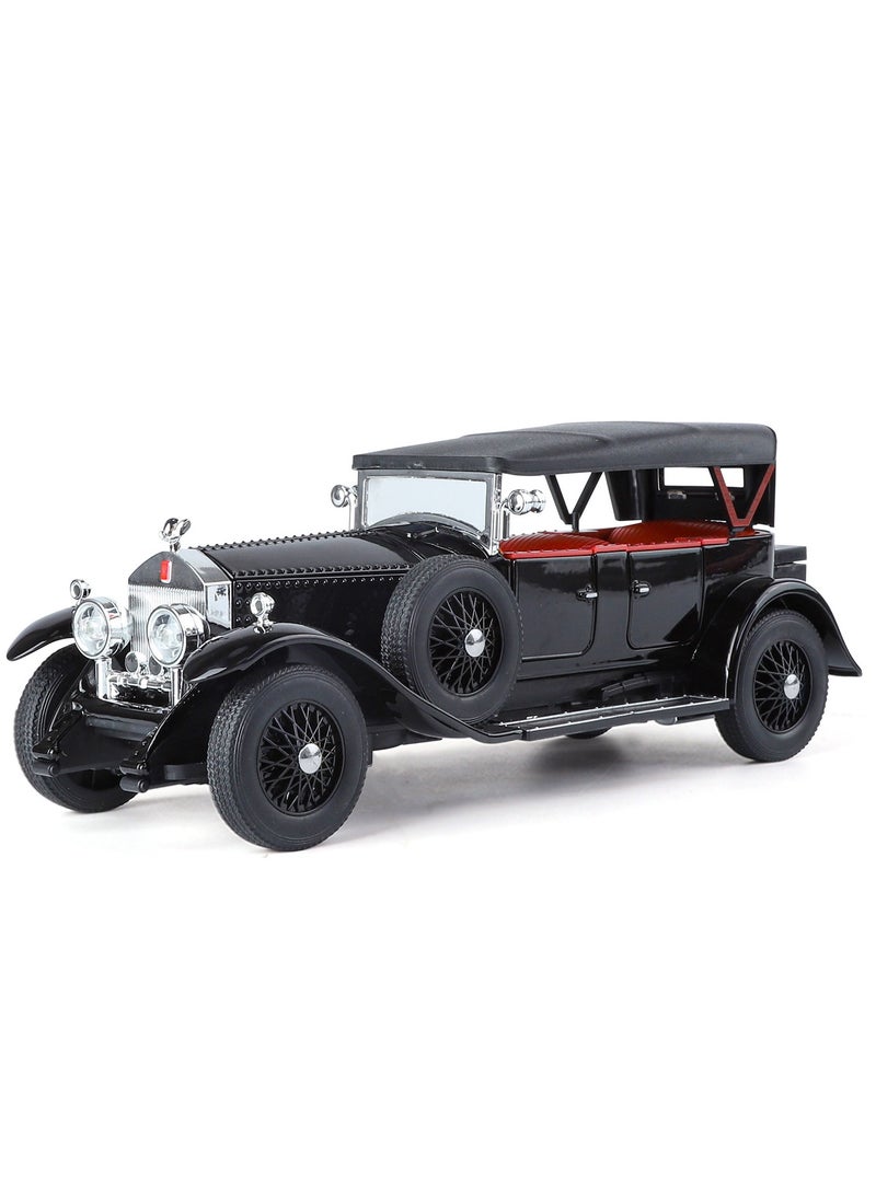 general 1:24 Vintage Retro Classic Car Alloy Pull-Back Car Model Toy for Children Decorative Item Can Be Given as a Gift to Family and Friends - Image 1
