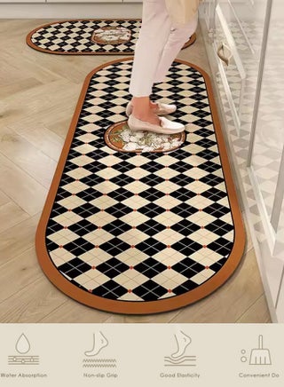 Kitchen Mat,Non-Slip, Waterproof & Anti-Fouling Kitchen Rug, Easy to Clean Floor Mat with Strong Water Absorption, Durable & Formaldehyde-Free Material for Kitchen, Laundry, Office, Home Use - pzsku/Z18CBEDA504D833ED6E39Z/45/1749288370/2cbcdaf2-51b4-43ba-8736-3966dc6654dd
