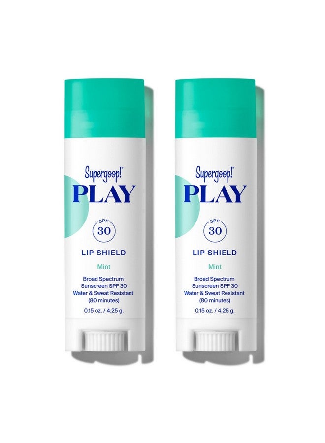 Supergoop! Play Lip Shield Spf 30 With Mintpack Of 2Moisturizing Lip Balm For Dry Cracked Lipsbroad Spectrum Uv Protection - Image 1