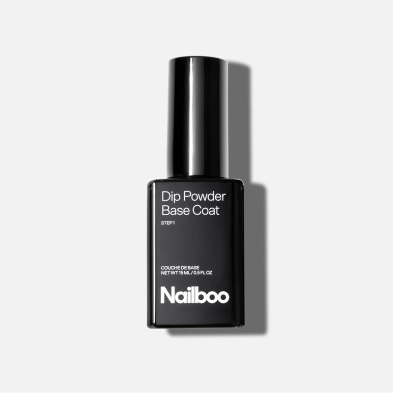Nailboo سائل أساسي من نيلبو لبدء مسحوق الأظافر، قاعدة لمسحوق الأظافر، تركيبة جديدة مميزة، مانكير منزلي DIY، لا حاجة لمصباح UV، للمبتدئين والمحترفين، 0.5 أونصة سائلة (1 عبوة) - Image 1