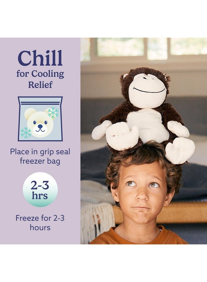 warmies Microwavable & Weighted Stuffed Animals, Monkey - Heated Stuffed Animal Plushie for Warmth & Comfort - Cute Soft Plush Toys for Adults & Children (Boys, Girls, Babies & Toddlers) - Image 5