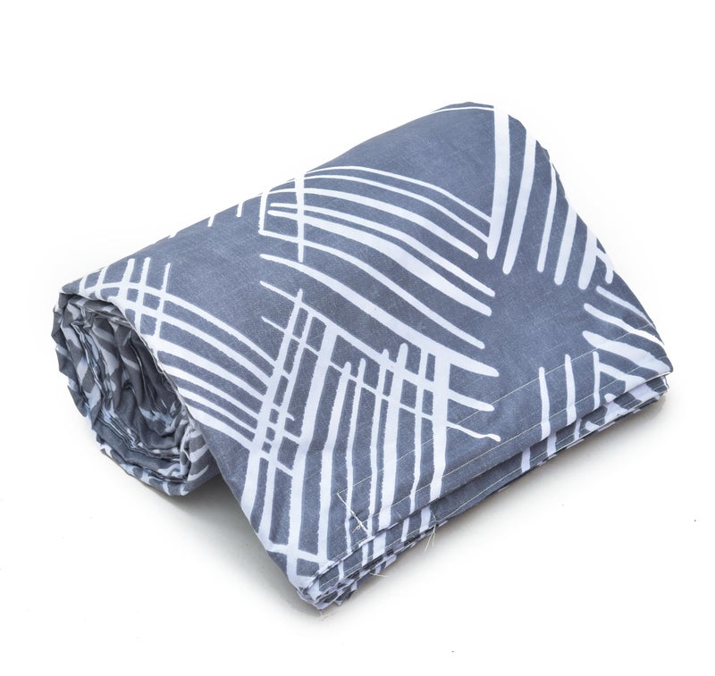 RRC Super Soft Microfiber Cotton Double Duvet Cover/Comforter/Rajai/Blanket King Size 90x100 Inches with Zipper and Four Corner Ties, 144 tc - Image 4