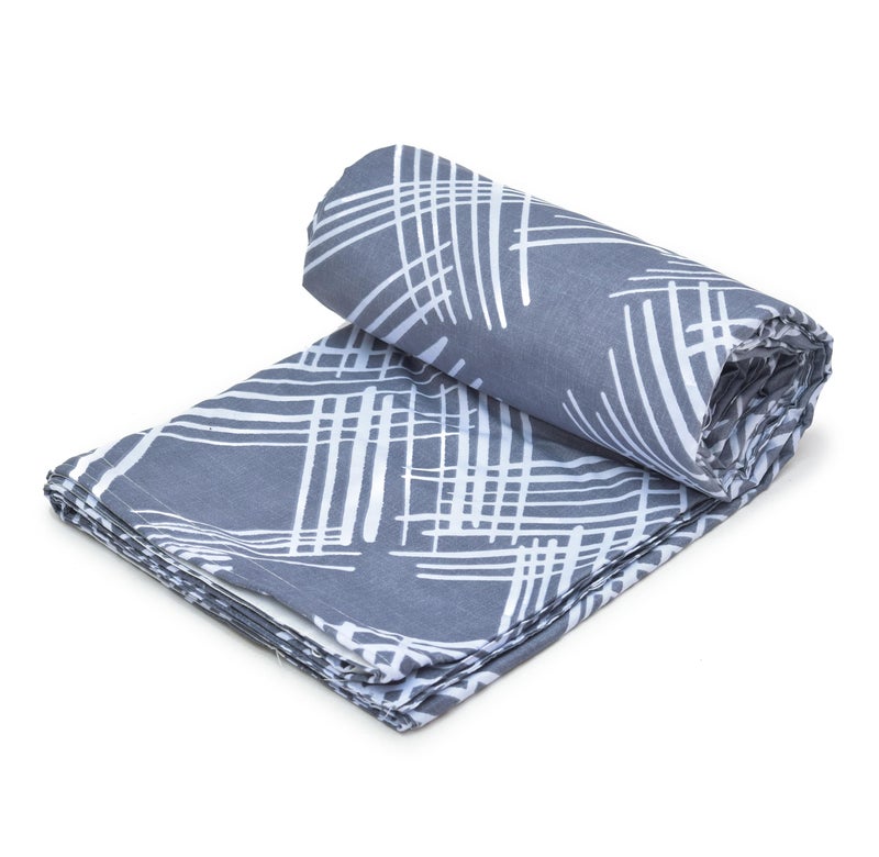 RRC Super Soft Microfiber Cotton Double Duvet Cover/Comforter/Rajai/Blanket King Size 90x100 Inches with Zipper and Four Corner Ties, 144 tc - Image 2