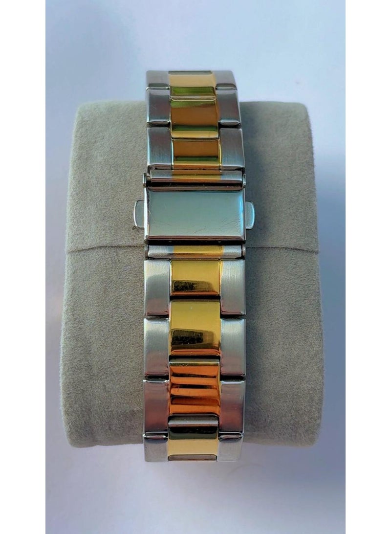ARLANCH Luxury Men's Watch with Royal Blue Dial & Gold/Silver Two-Tone Stainless Steel Strap (Model: AR305) – Pre-Owned, Excellent Mint Condition (Looks Like Brand New) - Image 4
