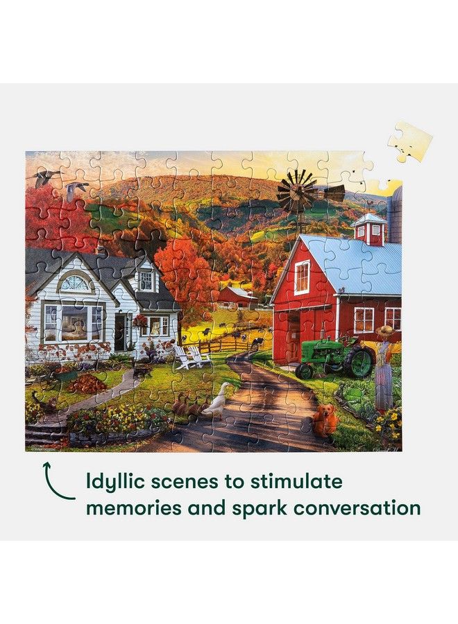 Relish Dementia Jigsaw Puzzle For Adults 100 Piece Farm Life Puzzle Activities For Seniors With Alzheimer - Image 3